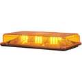 Federal Signal 454101HL-02 Flashing Mini Light Bar with 23 Flash Patterns, Amber