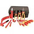 Wiha Tools Insulated Tool Kit: 24 Pieces, Cutting Tools/Pliers/Screwdrivers/Sockets and Accessories