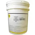 50 lb. Pail High Strength Concrete Mix, Gray, 0.38 cu. ft. Coverage, Starts to Harden" 1 day