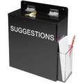 Brady Acrylic Suggestion Box; 12 in. H x 11-3/4 in. W x 4-3/4 in. D