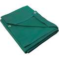 Standard Duty, Polyethylene Tarp; Cut Size: 6 ft. x 8 ft, Green