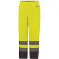 Men's Alta Insulated Pants, 100% Polyurethane Coated Polyester, Color: Fluorescent Yellow, Fits Wais