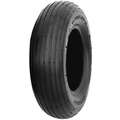 Hi-Run Wheelbarrow Tire: Rubber, 4 13/16 in Tire Wd
