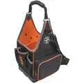 Klein Tools Polyester, Electricians, Tool Tote, Number of Pockets 20, 17" Overall Height