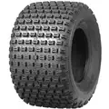 Hi-Run ATV Tire: 25 x 12-9, 2 Ply, Rubber, Tread Pattern Knobby