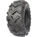 Hi-Run ATV Tire: 25x10-12, 2 Ply, Rubber, Tread Pattern SU10