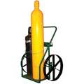Welding Cylinder Truck,Continuous Frame Flow-Back, 400 lb., Cylinder Capacity 2, 42" H X 31"W