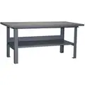 Fixed Height Work Table, Steel, 36" Depth, 34" Height, 60" Width,4000 lb. Load Capacity