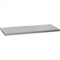 Safety Cabinet Shelf: Std Flammable Cabinets, 30 gal/45 gal, 39 5/8 in x 14 in, Silver, Steel