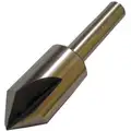 Westward Countersink: 5/8 in Body Dia., 3/8 in Shank Dia., Bright (Uncoated) Finish, Fractional Inch