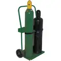 Cylinder Truck,Continuous Frame Flow-Back, 400 lb., Cylinder Capacity 2, 45" H X 27"W