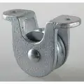 Open Deck Pulley Block, Bolt On, Designed For Fibrous Rope, 5/16" Max. Cable Size