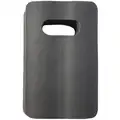 Kneeling Mat, 6" Length, 4" Width, 1" Thickness, Closed Cell Foam Rubber, Black