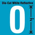 Die-Cut Refl. Number Label,0,