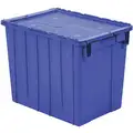 Orbis Attached Lid Container, Blue, 17-1/8"H x 21-3/4"L x 15-3/16"W, 1EA