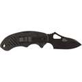 5.11 Tactical Stainless Steel Rescue Knife Clam,6-1/2" Overall Length,Blade Type: Spear