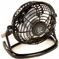 3 1/2" Compact Fan, Non-Oscillating, 5V DC, Number of Speeds 1