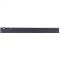 36"W Straight Neoprene Replacement Squeegee Blade, Black