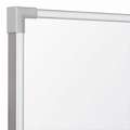 Best-Rite Gloss-Finish Porcelain Dry Erase Board, Wall Mounted, 60" H x 96" W, White