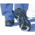 Yaktrax Traction Device: Ball/Heel/Mid-Sole Footwear Coverage, Rubber, Coil, Black, For Ice/Snow, 1 PR