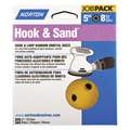 Norton 5" Coated Hook-and-Loop Sanding Disc, 120 Abrasive Grit, Medium Grade, Aluminum Oxide