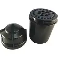 Drill Bit Case, Plastic, Holds 1/16" to 1/2" by 64ths, Overall Width 3-3/4"