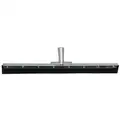 24"W Straight Rubber Floor Squeegee Without Handle, Black