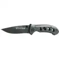 Smith & Wesson Folding Knife,Fine Blade Edge 3-1/4" Blade Length,Locking Blade: Liner Lock
