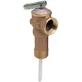 Temperature and Pressure Relief Valve, 105,000 BtuH, 150 psi, 2-1/8" Thermostat Length