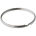 Lucky Line Products 2in Split Ring, Nickel-Plated Steel, PK10