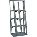 Durham Freestanding Vertical Bar Rack without Decking and 3 Bays, 3000 lb. Load Capacity