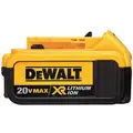 20V MAX Battery, Li-Ion, For Use With DEWALT 20V Cordless Tools, 4.0Ah, 20.0 Voltage