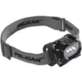 Pelican LED Headlamp, Plastic, 50,000 hr. Lamp Life, Maximum Lumens Output: 32, Black