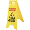 Accident Prevention, Plastic, 24-5/8" x 10-3/4", Free-Standing Floor