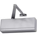 Sargent 281 Series, Heavy Duty, Non Hold Open Door Closer; 2-3/16" Wall Projection, Silver