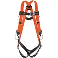 Honeywell Miller Titan II Full Body Harness with 400 lb. Weight Capacity, High Visibility Orange, L/XL