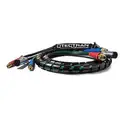 Tectran 3 in 1 ABS Air and Power Cord Assembly, 15 ft., Heavy-Duty Metal Plugs, Rubber Air Lines