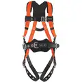 Titan II Full Body Harness with 400 lb. Weight Capacity, High Visibility Orange, S/M