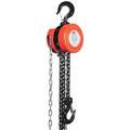 Manual Chain Hoist, 2000 lb. Load Capacity, 15 ft. Hoist Lift, 1-7/64" Hook Opening