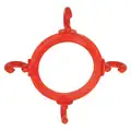 Mr. Chain Cone Chain Connector: Outdoor or Indoor, 2 3/4 in Size, Orange, Polyethylene, 6 PK