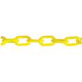 Mr. Chain Plastic Chain: Outdoor or Indoor, 2 in Size, 500 ft Lg, Yellow, Polyethylene