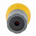 Hubbell Wiring Device-Kellems 15A Industrial Grade Watertight Straight Blade Plug, Yellow; NEMA Configuration: 5-15P