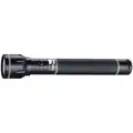 Lumapro Industrial LED Handheld Flashlight, Aluminum, Maximum Lumens Output: 250, Black