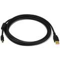 6 ft. USB Cable, A Male to 5 Pin B Mini Male, Black