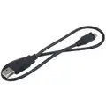 1 ft. 6" USB Cable, A Male to 5 Pin B Micro Male, Black
