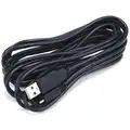 15 ft. USB Cable, A Male to 5 Pin B Micro Male, Black