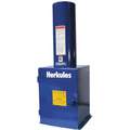 Herkules Can Crusher: (4) 1 gal Cans, (1) 5 gal Can, or (1) 7 qt Cans Capacity, 16 1/2 in Overall Wd