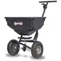 Agri-Fab Broadcast Spreader, 85 lb. Capacity, Pneumatic Wheel Type, Broadcast Drop Type, Fixed T Handle