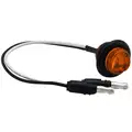 Imperial Clearance Marker Lamp3/4", 33 Series, LED, Yellow Round, 1 Diode, PC Rated, Black Rubber Grommet Mount, Hardwired, .180 Bullet Terminal, 12V, Kit