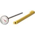 Taylor Item Dial Pocket Thermometer, Temp. Range (F) 0 to 220&deg;F, Stem Length 5", Accuracy ±2 &deg;F